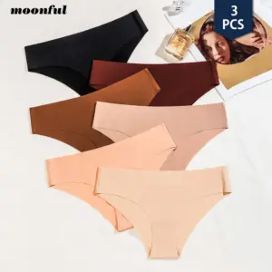 Conjunto de 3 uds de bragas sin costuras para mujer, ropa interior Sexy transpirable de cintura baja, bragas de seda sólidas, bragas invisibles sin costuras para mujer, calzones sin costura mujer - AliExpress 200574005